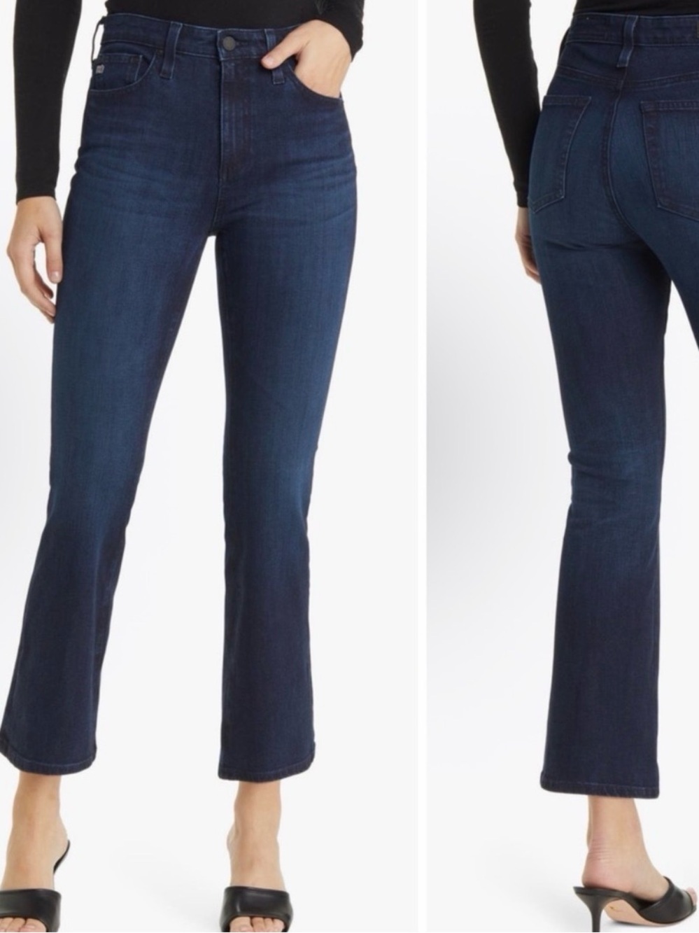 AG Adriano Goldschmied Farrah Boot Crop High Rise Jeans Women’s 31